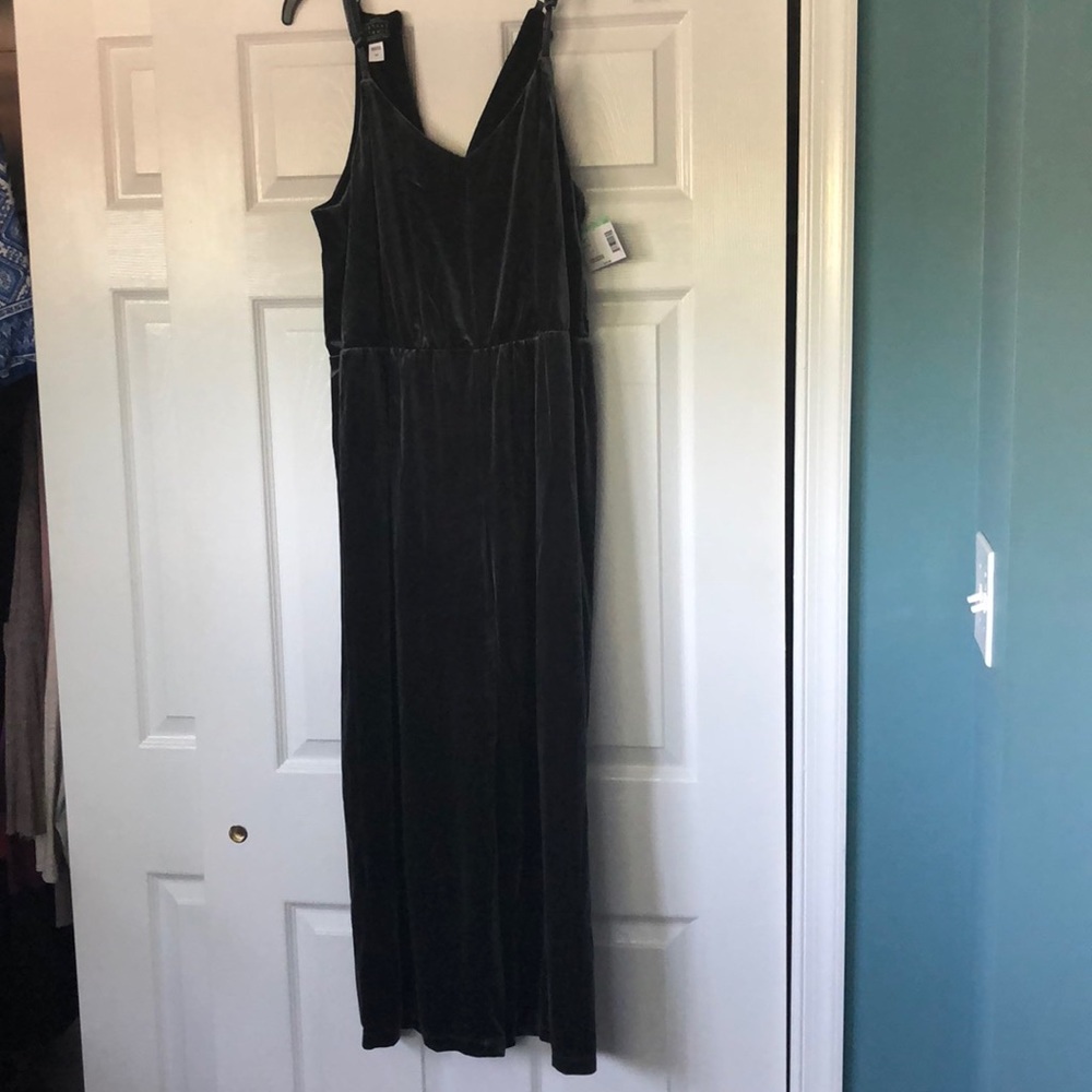 Velvet jumpsuit